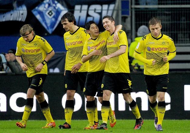 Polacy - Robert Lewandowski i Jakub Błaszczykowski byli w niedzielę motorem napędowym Borussii /AFP