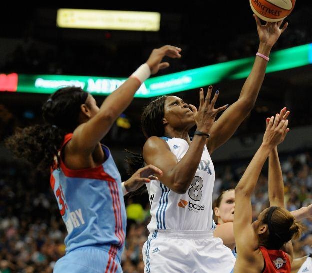 Dwukrotna mistrzyni ligi WNBA (2008 i 2011) Amerykanka Taj McWilliams-Franklin /AFP