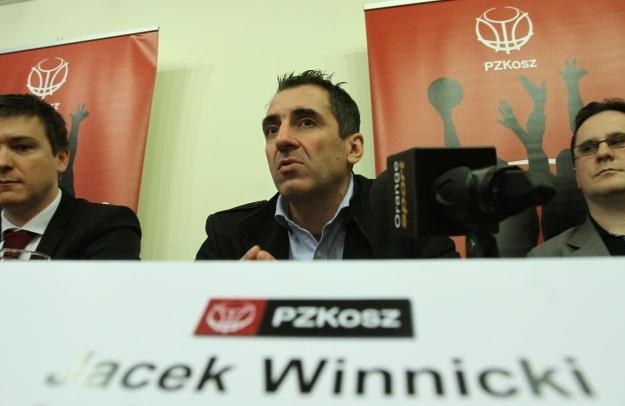 Jacek Winnicki, trener reprezentacji Polski koszykarek fot: Bartłomiej Zborowski /PAP