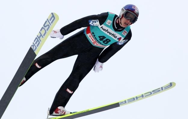 Austriak Gregor Schlierenzauer fot: Grzegorz Momot /PAP