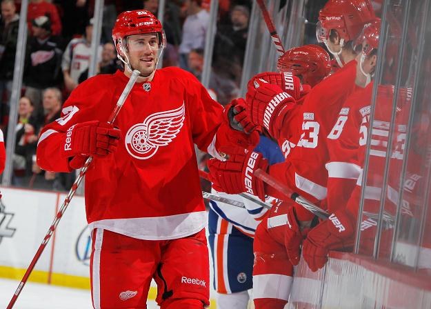 Drew Miller zdobył jedną z bramek dla Red Wings /AFP