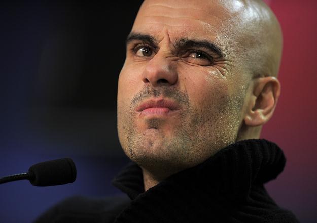 Trener Barcelony Pep Guardiola /AFP