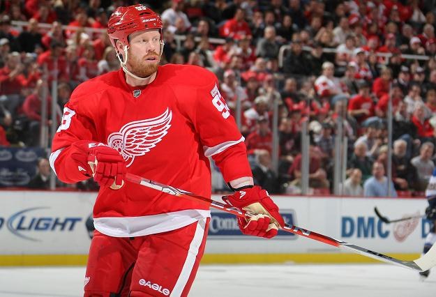 Johan Franzen zapewnił Red Wings wygraną nad Flyers/fot. Dave Sandford /Getty Images/Flash Press Media