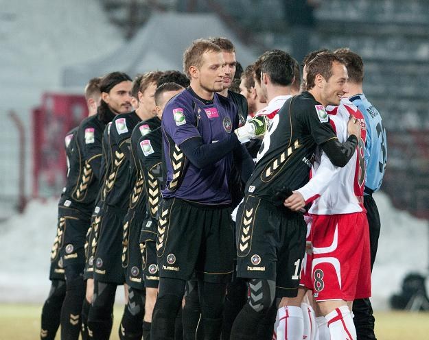 Piłkarze Polonii i ŁKS rozegrali pierwszy tegoroczny mecz Ekstraklasy /PAP