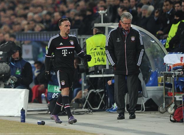 Franck Ribery i Jupp Heynckes /AFP
