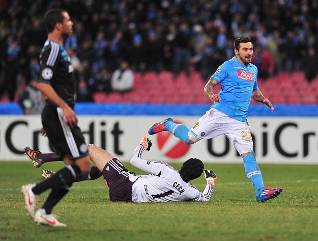Ezequiel Lavezzi strzelił dwa gole Chelsea /AFP