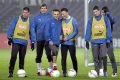 Trening Lecha Poznań przed meczem Pucharu UEFA z Feyenoordem Rotterdam Fot. Adam Ciereszko