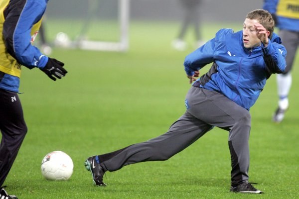 Trening Lecha Poznań przed meczem Pucharu UEFA z Feyenoordem Rotterdam Fot. Adam Ciereszko