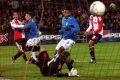 Puchar UEFA: Feyenoord Rotterdam - Lech Poznań 0:1 (0:1). Lech awansował do 1/16. Fot. Adam Ciereszko