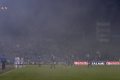 Mecz Udinese - Dinamo (2:1) był na chwilę przerwany, gdyż rzucano race na boisko.