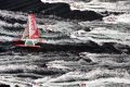 Francuz Thomas Coville podczas rejsu, w którym ustanowił rekod przepływając Ocean Atlantycki w 5 dni, 19 godzin i 29 minut.