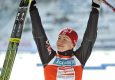 Justyna cieszy się z wygranej w Lahti.