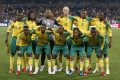 RPA. W górnym rzędzie od lewej: Aaron Mokoena, MacBeth Sibaya, Itumeleng Khune, Matthew Booth, Kagisho Dikgacoi, Benson Mhlongo. W dolnym rzędzie od lewej: Teko Modise, Bernard Parker, Tsepo Masilela, Steven Pienaar, Siboniso Gaxa