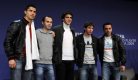 Najlepsi piłkarze roku 2009 FIFA od lewej: Ronlado, Iniesta, Kaka, Messi i Xavi.