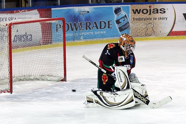  Hokeiści Wojasa Podhala Nowy Targ pokonali GKS Tychy 4-2 w meczu przedostatniej kolejki Polskiej Ligi Hokejowej. Fot: Tadeusz Bącal