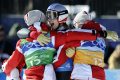 Polscy skoczkowie (A. Małysz, K. Stoch, S. Hula i Ł. Rutkowski) zajęli 6. miejsce w olimpijskim konkursie drużynowym. Złoty medal wywalczyli Austriacy