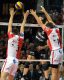 Siatkarze Asseco Resovii przegrali z Trentino BetClick 1:3 w rewanżowym meczu 2. rundy play off LM. W pierwszym spotkaniu włoski zespół wygrał 3:0 Fot. Darek Delmanowicz