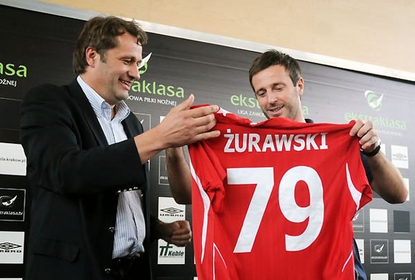 Maciej Żurawski wraca do Wisły Kraków. Popularny "Żuraw" podpisał z krakowskim klubem roczny kontrakt z opcją przedłużenia Fot. Joanna Żmijewska