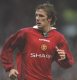 David Beckham w ligowym meczu Manchesteru United w sezonie 1995/1996