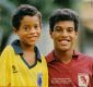 Malutki Ronaldinho w koszulce reprezentacji Brazylii. Już jako dziecko marzył o grze dla Canarinhos. Ciekawe, czy spodziewał się wtedy, że dla swojego kraju wywalczy mistrzostwo świata...