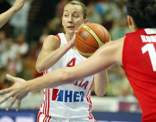 Eurobasket 2011: Polska - Chorwacja 56:64 Polska przegrała w Katowicach z Chorwacją 56:64 w swoim drugim meczu w drugim etapie mistrzostw Europy i straciła szanse na awans do ćwierćfinału. Fot. Andrzej Grygiel