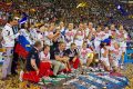 Rosja zdobyła złoty medal mistrzostw Europy koszykarek. W finale w Łodzi "Sborna" pokonała Turcję 59:42 Fot. Grzegorz Michałowski