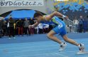 Marek Plawgo na starcie do biegu na dystansie 400 m ppł