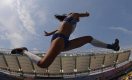 Włoszka Simona La Mantia podczas eliminacji trójskoku lekkoatletycznych mistrzostw świata w Daegu