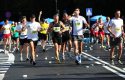 Kenijczyk John Sammy Kibet i Ukrainka Swietłana Stanko zostali zwycięzcami 33. Maratonu Warszawskiego. W imprezie wystartowało 4157 osób Fot. Bartłomiej Zborowski