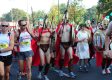 Kenijczyk John Sammy Kibet i Ukrainka Swietłana Stanko zostali zwycięzcami 33. Maratonu Warszawskiego. W imprezie wystartowało 4157 osób Fot. Bartłomiej Zborowski