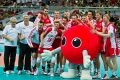 Polscy siatkarze pokonali w Osace Japonię 3:1 w meczu Pucharu Świata. "Biało-czerwoni" odnieśli czwarte zwycięstwo w turnieju Fot. Jacek Kostrzewski