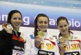 Od lewej: Dorothea Brandt - srebro, Valentina Artemyeva - złoto oraz Daria Deeva - brąz