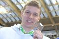 Konrad Czerniak zdobył brązowy medal w wyścigu na 50 m stylem motylkowym pływackich mistrzostw Europy na krótkim basenie w Szczecinie Fot. Adam Ciereszko