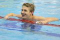 Radosław Kawęcki zdobył złoty medal w wyścigu na 100 m stylem grzbietowym pływackich mistrzostw Europy na krótkim basenie w Szczecinie Fot. Adam Ciereszko