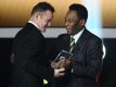 Wayne Rooney (z lewej) i Pele.