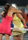 Agnieszka Radwańska i Caroline Wozniacki dziękują sobie za grę