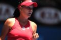 Agnieszka Radwańska pokonała Niemkę Julię Goerges 6:1, 6:1 i awansowała do ćwierćfinału wielkoszlemowego Australian Open na twardych kortach w Melbourne Park