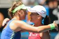 Agnieszka Radwańska (P) i Wiktoria Azarenka podziękowały sobie za walkę.