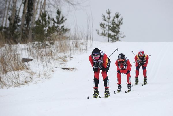 Justyna Kowalczyk była druga w biegu łączonym na 15 km Pucharu Świata w Rybińsku i objęła prowadzenie w klasyfikacji generalnej. Wygrała Norweżka Therese Johaug