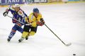 Hokeiści MMKS Podhala Nowy Targ przegrali u siebie z Aksam Unią Oświęcim 3-6 w meczu 38. kolejki Polskiej Ligi Hokejowej Fot. Tadeusz Bącal