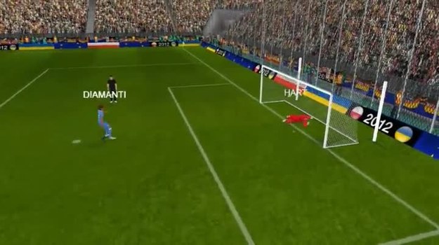 O wyniku ćwierćfinałowego meczu między Włochami a Anglią rozstrzygnęła seria rzutów karnych. Decydującego gola na 4:2 dla reprezentacji Włoch zdobył Alessandro Diamanti. Zobacz, jak padła ta bramka.