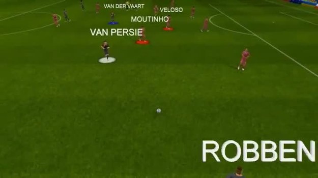 W 12. minucie spotkania gol Rafaela van der Vaarta dał prowadzenie "Pomarańczowym". Bramkę wypracował Arjen Robben.