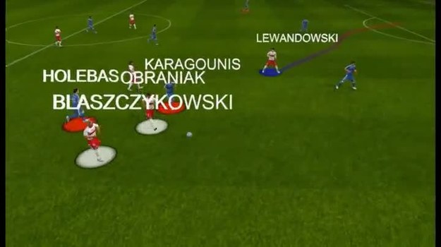 W meczu otwarcia Euro 2012 "Biało-czerwoni" zremisowali z Grecją. Wynik spotkania otworzył Robert Lewandowski, który w 17. minucie po podaniu Kuby Błaszczykowskiego oddał celny strzał głową i pokonał Chalkiasa. Zobacz, jak padła ta bramka.