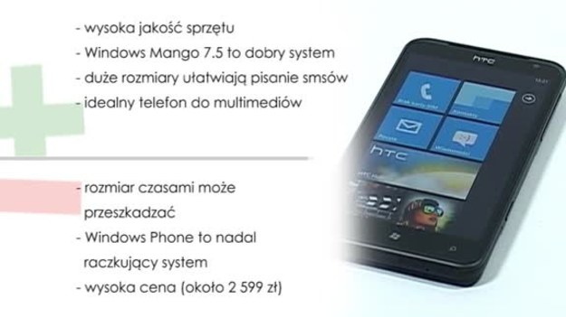 Sprawdzamy prawdziwego "Tytana" wśród smarfonów - czy duży ekran oraz system Windows Phone 7.5 "Mango" zagwarantują mu sukces?