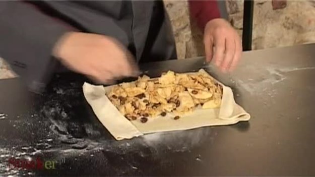 W pierwszym odcinku programu "Kulinarne fajerwerki" dowiecie się, jak przygotować strudel jabłkowy.