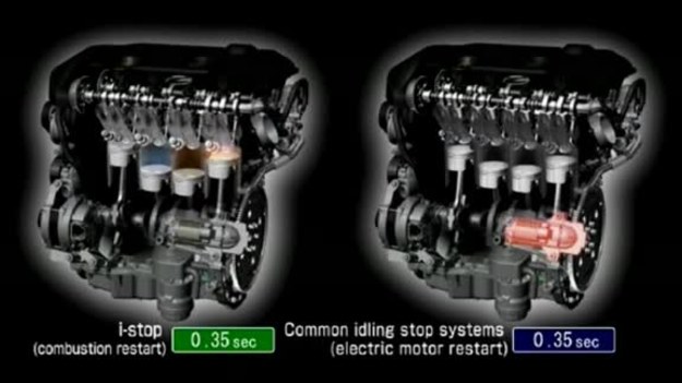 Mazda w nowej "trójce" z dwulitrowym silnikiem wprowadza układ start-stop nazwany "i-stop".