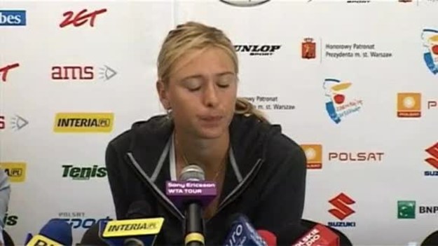 - Chcę wygrać jeszcze wiele wielkoszlemowych turniejów. Radości z gry nigdy mi nie brakowało - powiedziała Rosjanka Maria Szarapowa po awansie do 1/4 finału Warsaw Open.