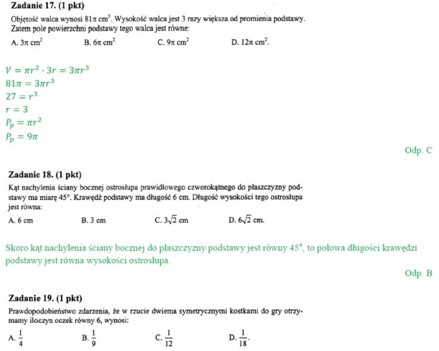 Powtórka z matematyki - zestaw 20 /INTERIA.PL