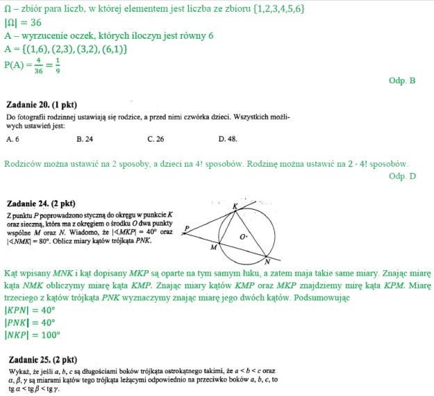 Powtórka z matematyki - zestaw 20 /INTERIA.PL