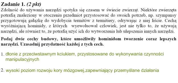 Matura 2010: Rozwiązania zadań z biologii - p. podstawowy /